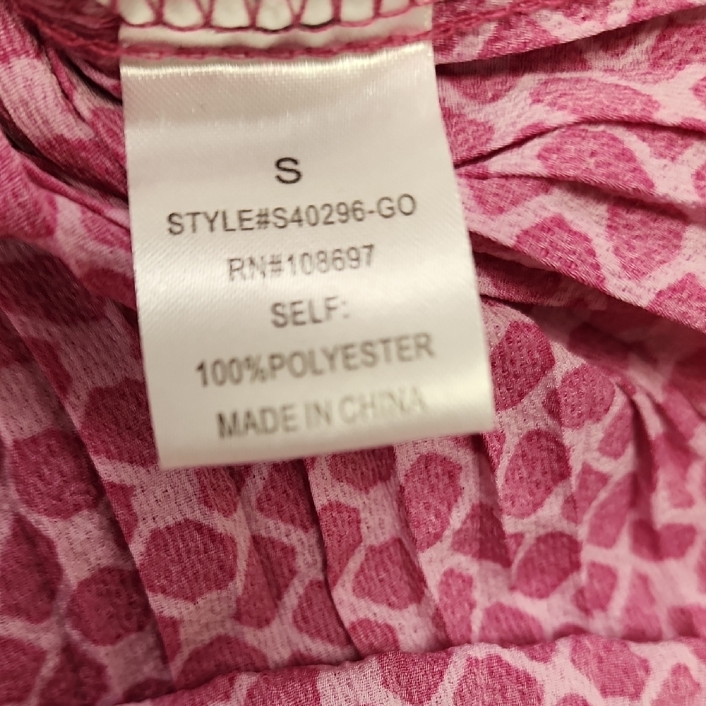 Alice Blue Fuchsia Geometric Midi Skirt - Picture 4 of 4